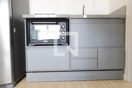 Cozinha de apartamento à venda com 1 quarto, 29m² em Moema, São Paulo