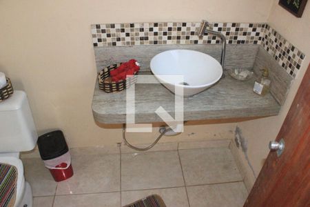 Casa à venda com 200m², 3 quartos e 2 vagasLavabo do espaço gourmet