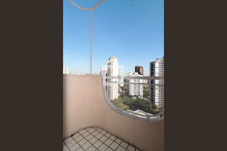 Varanda da Sala de apartamento para alugar com 1 quarto, 58m² em Vila Andrade, São Paulo