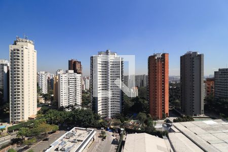 Vista da Varanda da Sala de apartamento para alugar com 1 quarto, 58m² em Vila Andrade, São Paulo