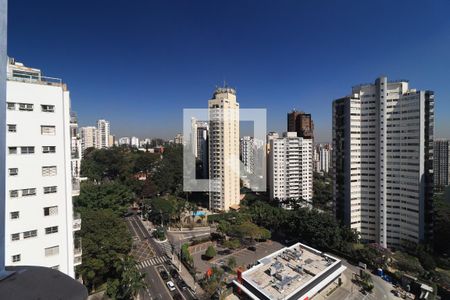 Vista da Varanda da Sala de apartamento para alugar com 1 quarto, 58m² em Vila Andrade, São Paulo