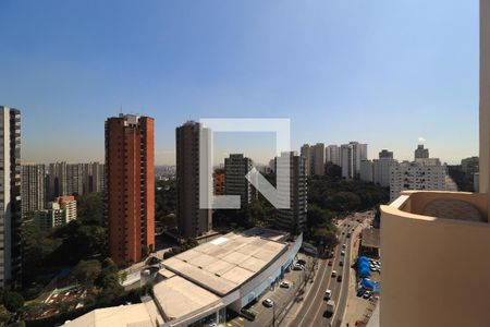 Vista da Varanda da Sala de apartamento para alugar com 1 quarto, 58m² em Vila Andrade, São Paulo