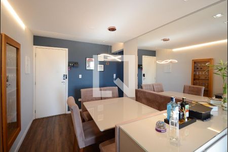 Sala de jantar  de apartamento à venda com 2 quartos, 52m² em Baeta Neves, São Bernardo do Campo