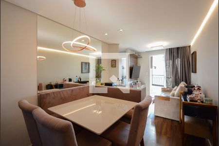 Sala de jantar  de apartamento à venda com 2 quartos, 52m² em Baeta Neves, São Bernardo do Campo