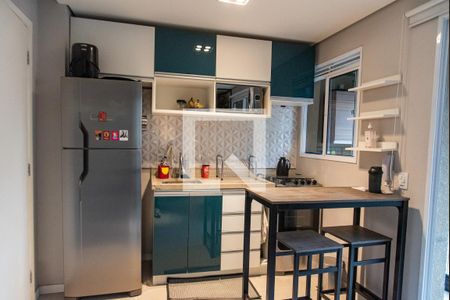 Cozinha de apartamento para alugar com 1 quarto, 28m² em Sé, São Paulo