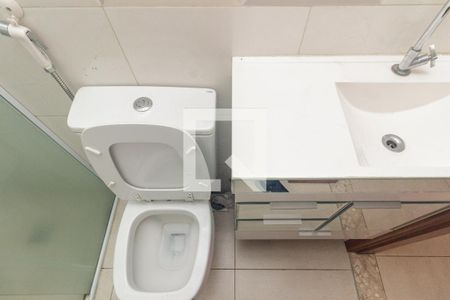 Banheiro de kitnet/studio à venda com 1 quarto, 34m² em Campos Elíseos, São Paulo