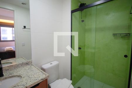 Apartamento para alugar com 24m², 1 quarto e sem vagaBanheiro da Suíte