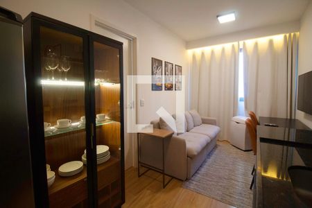 Sala de apartamento para alugar com 1 quarto, 24m² em Pinheiros, São Paulo