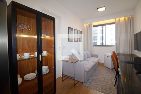 Sala de apartamento para alugar com 1 quarto, 24m² em Pinheiros, São Paulo