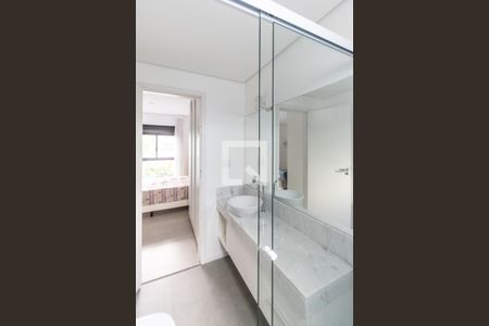 Studio para alugar com 28m², 1 quarto e sem vaga Studio para alugar com 28m², 1 quarto e sem vagaBanheiro