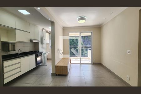 Sala de apartamento para alugar com 2 quartos, 62m² em Marapé, Santos