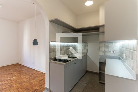 Studio à venda com 38m², 1 quarto e sem vagaCozinha