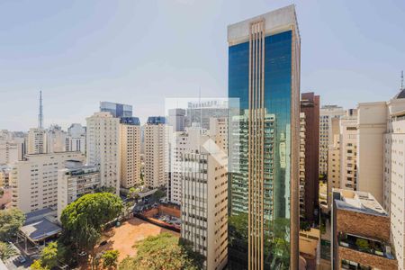 Vista da Sala de apartamento à venda com 2 quartos, 120m² em Jardim Paulista, São Paulo