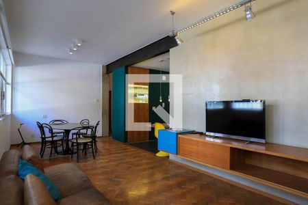 Sala de apartamento para alugar com 3 quartos, 100m² em Funcionários, Belo Horizonte