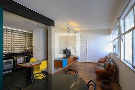 Sala de apartamento para alugar com 3 quartos, 100m² em Funcionários, Belo Horizonte