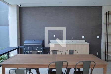 Apartamento à venda com 60m², 1 quarto e 1 vagaChurrasqueira