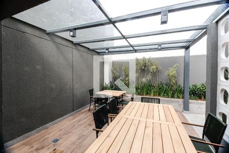 Apartamento para alugar com 27m², 1 quarto e sem vaga Apartamento para alugar com 27m², 1 quarto e sem vagaÁrea comum - Churrasqueira