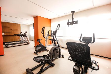 Apartamento para alugar com 27m², 1 quarto e sem vaga Apartamento para alugar com 27m², 1 quarto e sem vagaÁrea comum - Academia