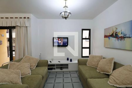 Sala de apartamento para alugar com 3 quartos, 100m² em Loteamento João Batista Julião, Guarujá