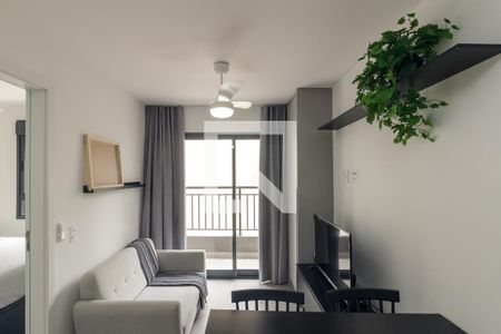 Sala de apartamento para alugar com 2 quartos, 42m² em República, São Paulo