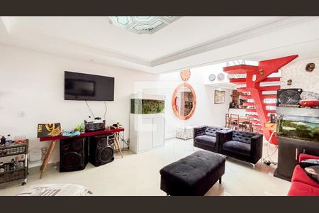 Sala  de casa à venda com 3 quartos, 279m² em Jardim Ana Maria, Santo André