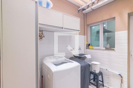 Área de Serviço de apartamento para alugar com 2 quartos, 50m² em Parque Novo Oratório, Santo André