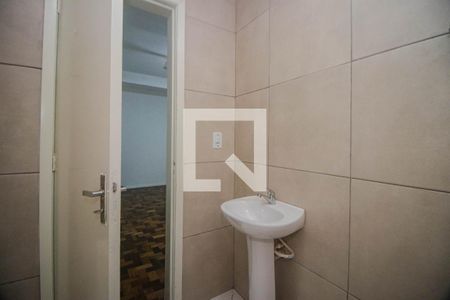 Banheiro de kitnet/studio à venda com 1 quarto, 27m² em Jardim Dona Leopoldina, Porto Alegre