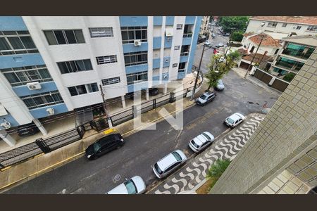 Vista da Sala de apartamento para alugar com 3 quartos, 174m² em Ponta da Praia, Santos