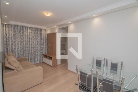 Sala de apartamento para alugar com 2 quartos, 47m² em Vila Homero Thon, Santo André