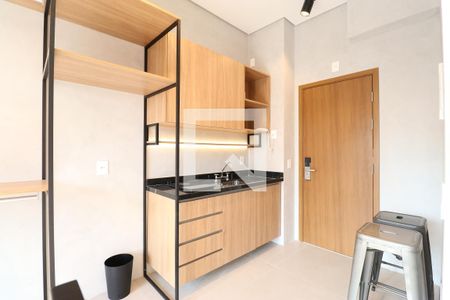 Cozinha de apartamento para alugar com 1 quarto, 28m² em Perdizes, São Paulo