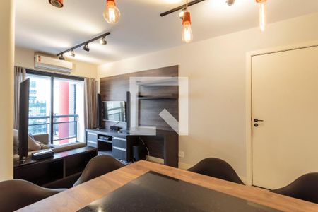 Sala de apartamento para alugar com 1 quarto, 42m² em Vila Nova Conceição, São Paulo