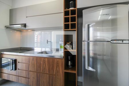 Cozinha de kitnet/studio para alugar com 1 quarto, 35m² em Sumarezinho, São Paulo