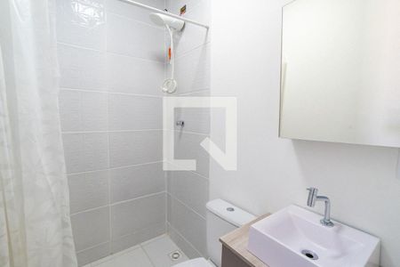 Banheiro da Suíte de casa para alugar com 1 quarto, 45m² em Vila Parque Jabaquara, São Paulo