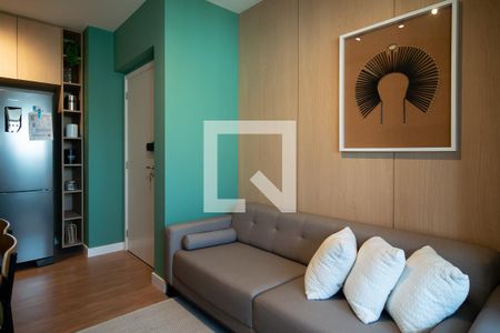 Sala/Cozinha  de apartamento para alugar com 1 quarto, 35m² em Consolação, São Paulo