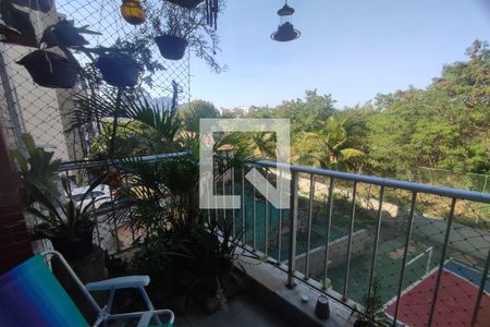 Varanda de apartamento à venda com 3 quartos, 93m² em Tanque, Rio de Janeiro