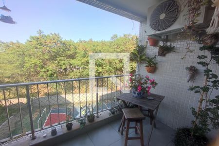 Varanda de apartamento à venda com 3 quartos, 93m² em Tanque, Rio de Janeiro