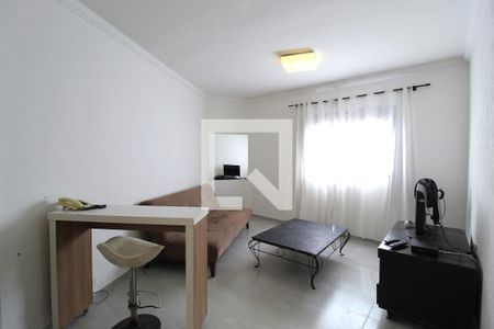 Sala/Cozinha de kitnet/studio à venda com 1 quarto, 37m² em Indianópolis, São Paulo