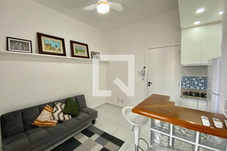 Sala de kitnet/studio para alugar com 1 quarto, 29m² em Laranjeiras, Rio de Janeiro