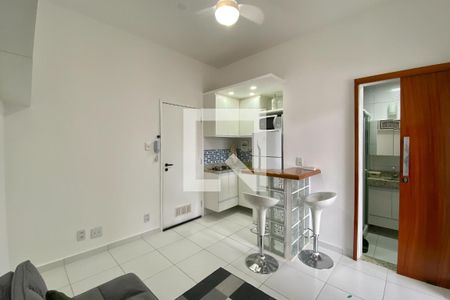 Sala de kitnet/studio para alugar com 1 quarto, 29m² em Laranjeiras, Rio de Janeiro