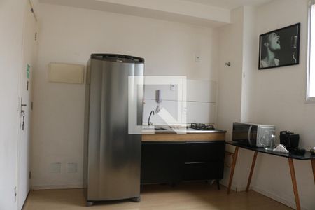 Sala/Cozinha de apartamento à venda com 1 quarto, 30m² em Barra Funda, São Paulo