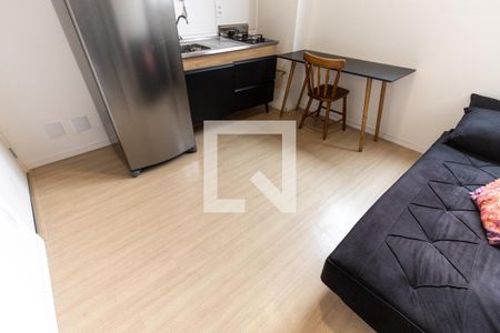 Sala/Cozinha de apartamento para alugar com 1 quarto, 30m² em Barra Funda, São Paulo