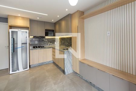 Sala/Cozinha de apartamento para alugar com 1 quarto, 30m² em Indianópolis, São Paulo