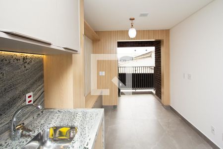 Sala/Cozinha de apartamento para alugar com 1 quarto, 30m² em Indianópolis, São Paulo