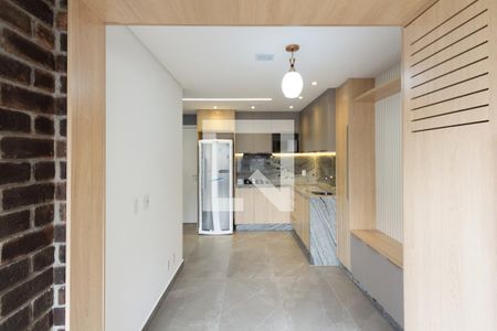 Sala  de apartamento para alugar com 1 quarto, 30m² em Indianópolis, São Paulo