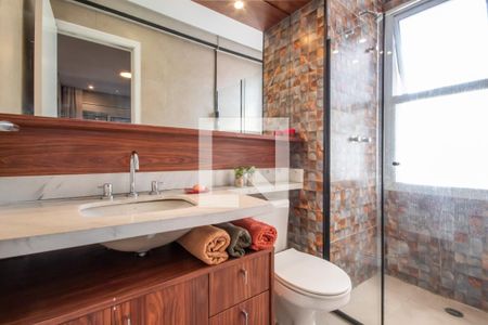 Apartamento à venda com 67m², 1 quarto e 1 vaga Apartamento à venda com 67m², 1 quarto e 1 vagaBanheiro da Suíte