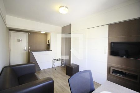 Sala de apartamento para alugar com 1 quarto, 32m² em Itaim Bibi, São Paulo