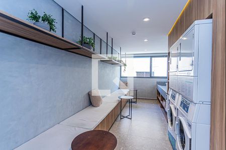 Studio à venda com 26m², 1 quarto e sem vagaLavanderia