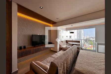 Sala de kitnet/studio para alugar com 1 quarto, 48m² em Campo Belo, São Paulo