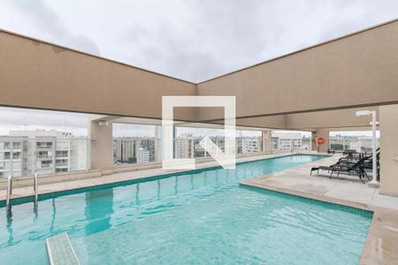 Studio para alugar com 48m², 1 quarto e 1 vagaPiscina