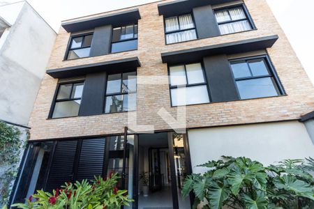 Studio para alugar com 28m², 1 quarto e sem vaga Studio para alugar com 28m², 1 quarto e sem vagaFachada